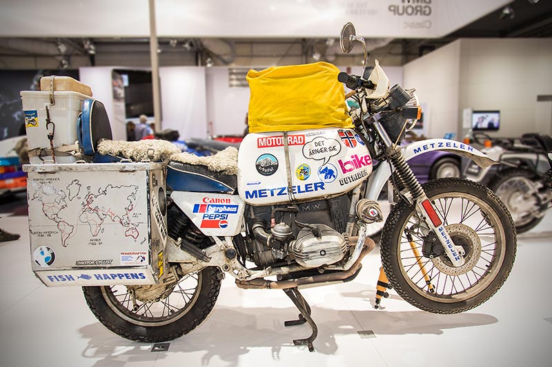 BMW R 100 GS Paris-Dakar, ausgestellt von bMW Classic, Techno Classica 2017