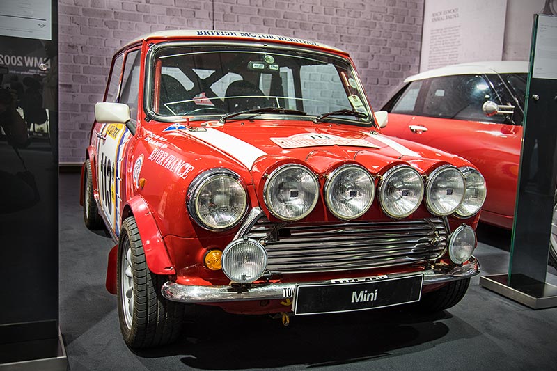 Mini Cooper 1.3i von John Wirtz, ausgestellt von Mini Classic, Techno Classica 2017