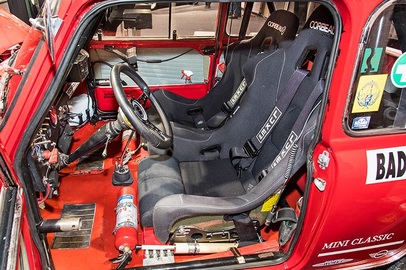 Morris Mini Cooper S, mit Sport-Schalen-Sitzen