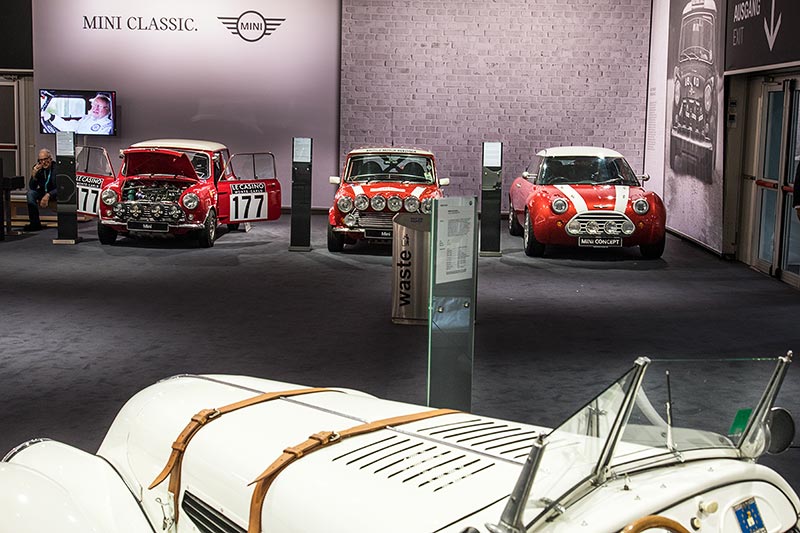 drei Minis auf der Techno Classica 2017