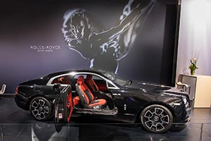 Rolls-Royce Wraith Black Badge, ausgestellt auf der Techno Classica 2017