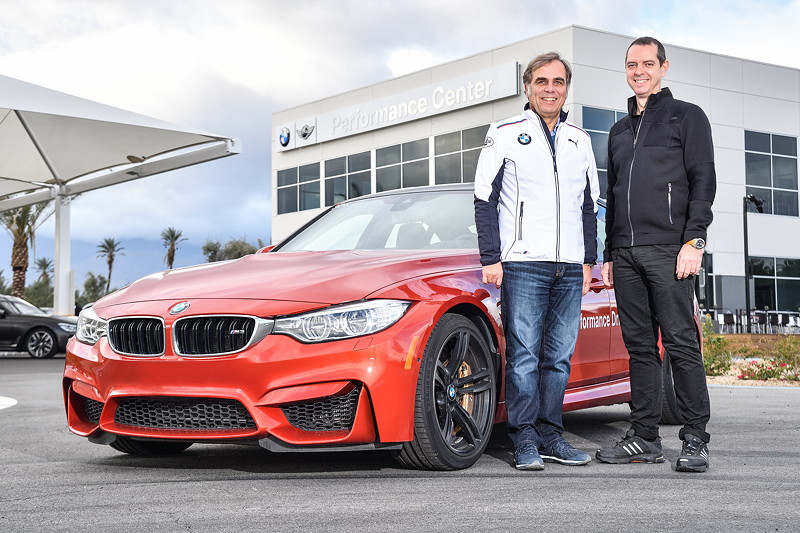  BMW Performance Center West - Ludwig Willisch, Pr�sident und CEO von BMW of North America und Frank van Meel, Vorsitzender der Gesch�ftsf�hrung der BMW M GmbH