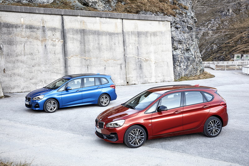 Der neue BMW 2er Active Tourer und der neue BMW 2er Gran Tourer.