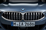 BMW 8er Coupé, BMW Niere, Elemente werden von einem durchgehenden Rahmen miteinander verbunden
