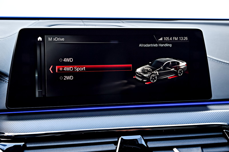 BMW M5 Competition, M xDrive Einstellungen
