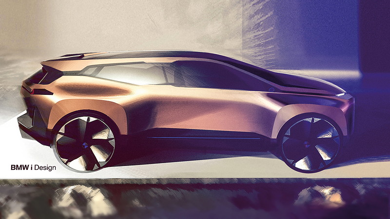 BMW Vision iNEXT - Design Skizze.
