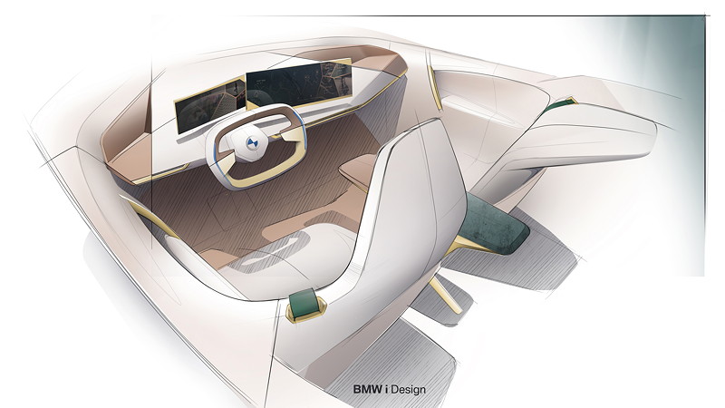 BMW Vision iNEXT - Design Skizze.