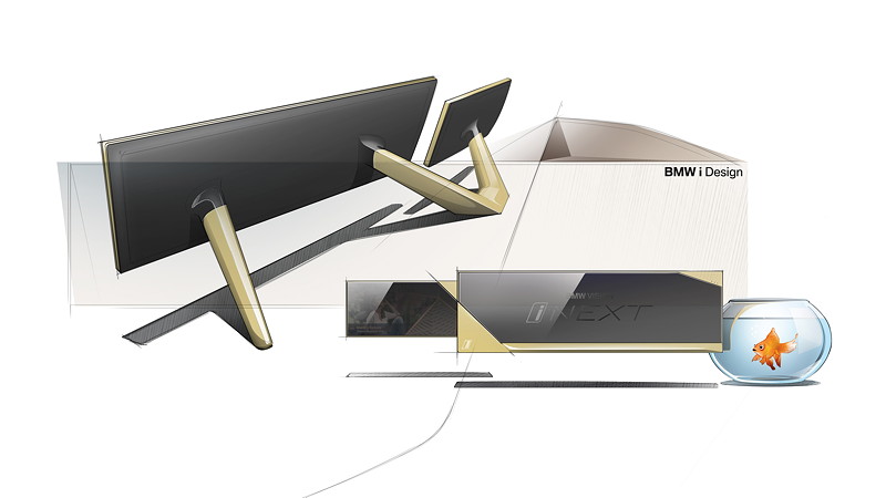 BMW Vision iNEXT - Design Skizze.