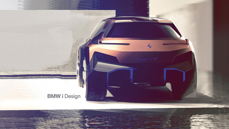 BMW Vision iNEXT - Design Skizze.