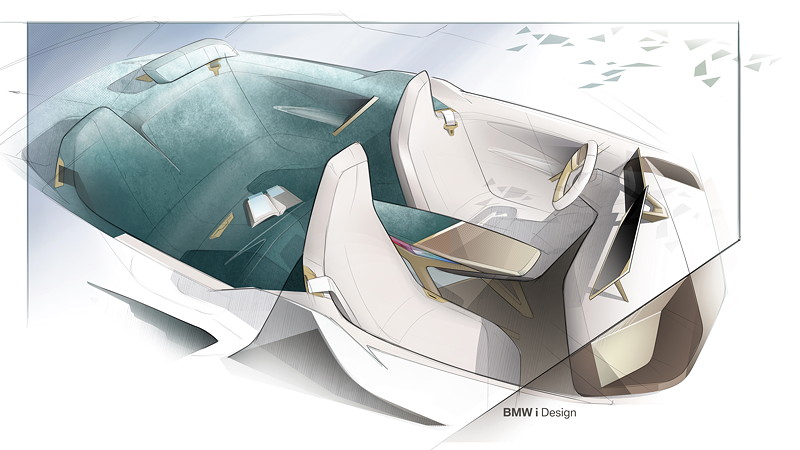 BMW Vision iNEXT - Design Skizze.