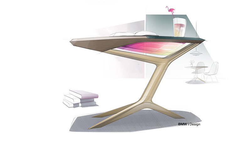 BMW Vision iNEXT - Design Skizze.