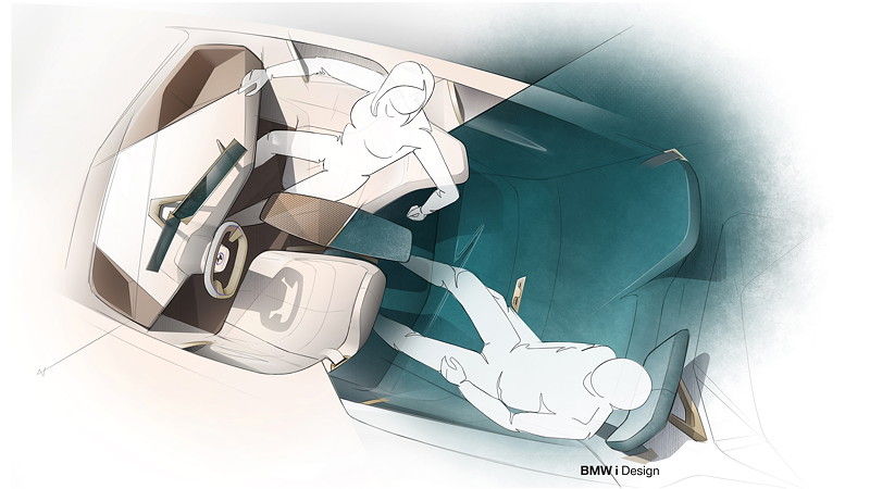 BMW Vision iNEXT - Design Skizze.