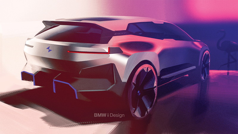 BMW Vision iNEXT - Design Skizze.
