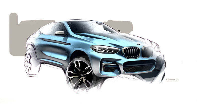 BMW X4, Designskizze