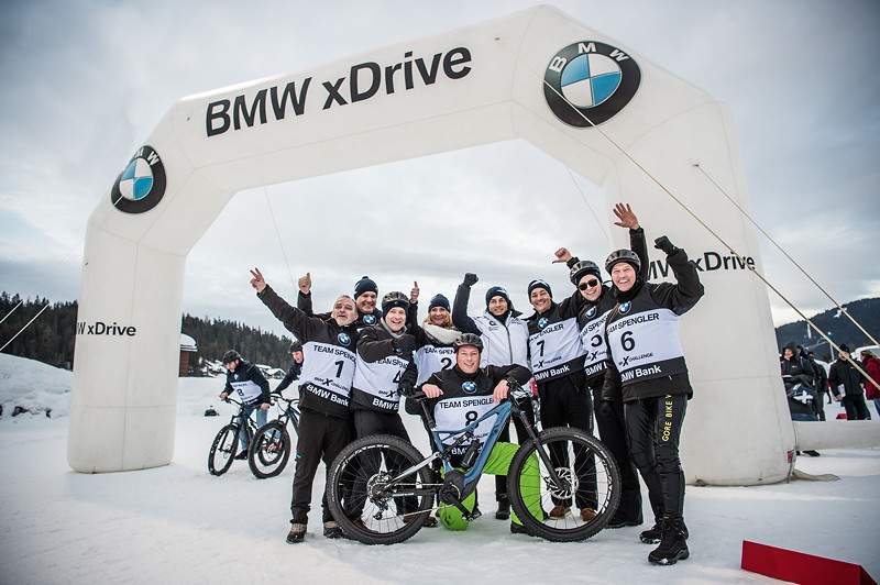 Team Spengler bei der BMW X Challenge in Seefeld/Innsbruck am 3. bis 5. Mrz 2018.