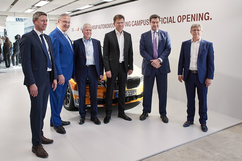 BMW Group Campus fr autonomes Fahren in Unterschleiheim, Erffnung.