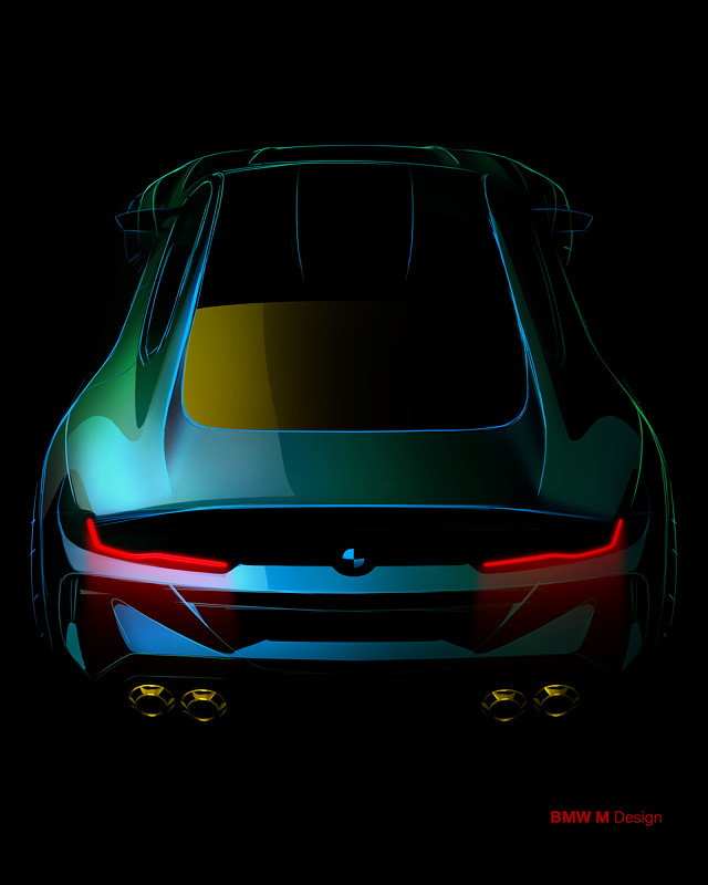BMW Concept M8 Gran Coupe, Designskizze