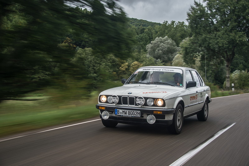 BMW Group Classic auf der creme 21 youngtimer rallye.