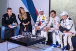DTM in Spielberg, 23.09.2018. BMW Werksfahrer Philipp Eng, Bruno Spengler und Joel Eriksson im Gespräch.