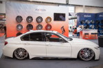 Essen Motor Show 2018: auf dem Stand von Wheelworld und Axion ist ein BMW 3er (F30) von Rieger zu sehen