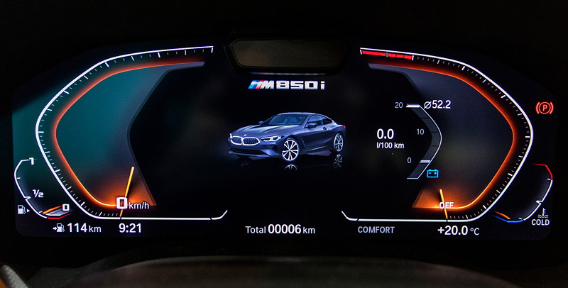 AC Schnitzer Designstudie auf Basis BMW M850i, neue digitale Tcho-Instumente