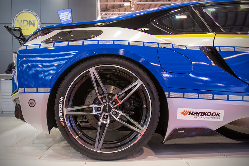 BMW i8 Polizeiwagen by AC Schnitzer, AC1 Leichtbau-Radsatz (spart 4,4 kg je Felge)