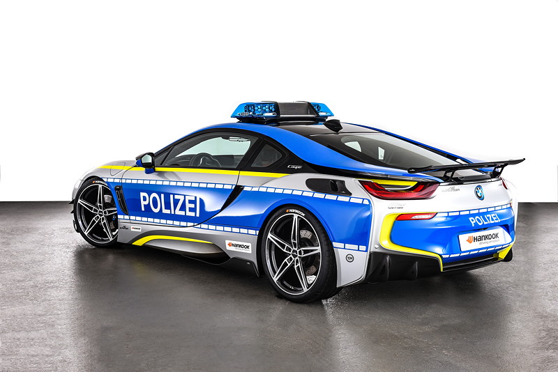 Polizeiauto BMW i8 by AC Schnitzer im Rahmen der 'Tune it safe' Kampagne des VDAT.