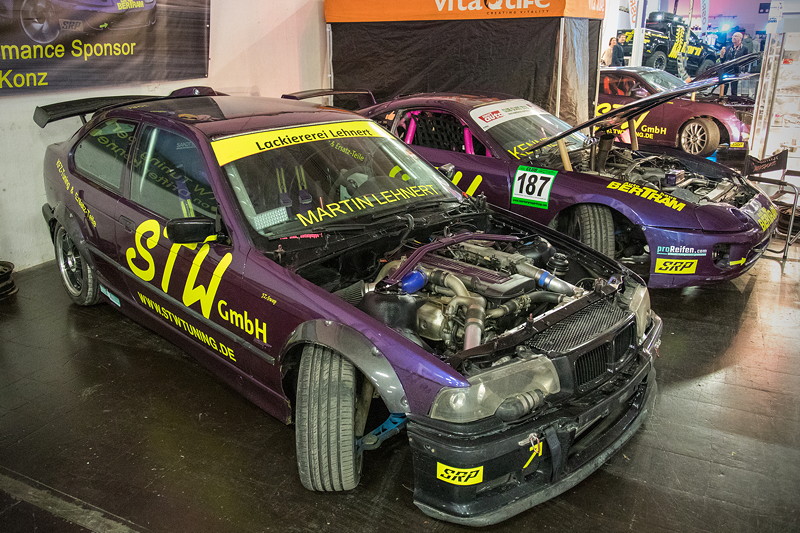 Essen Motor Show 2018: BMWs in der Boxengassen der Motorsportarena