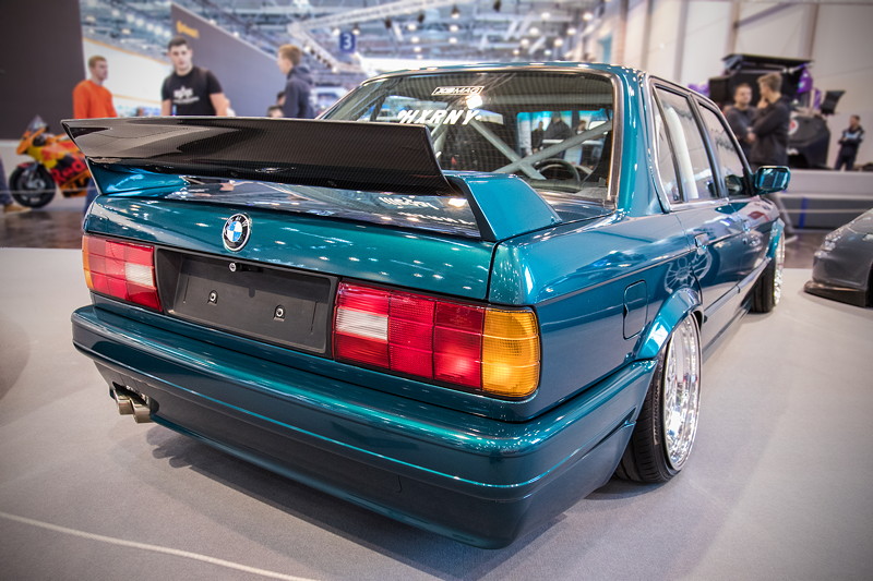 BMW 325i (Modell E30), mit modifiziertem 6-Zylinder-Motor, ca. 200 PS