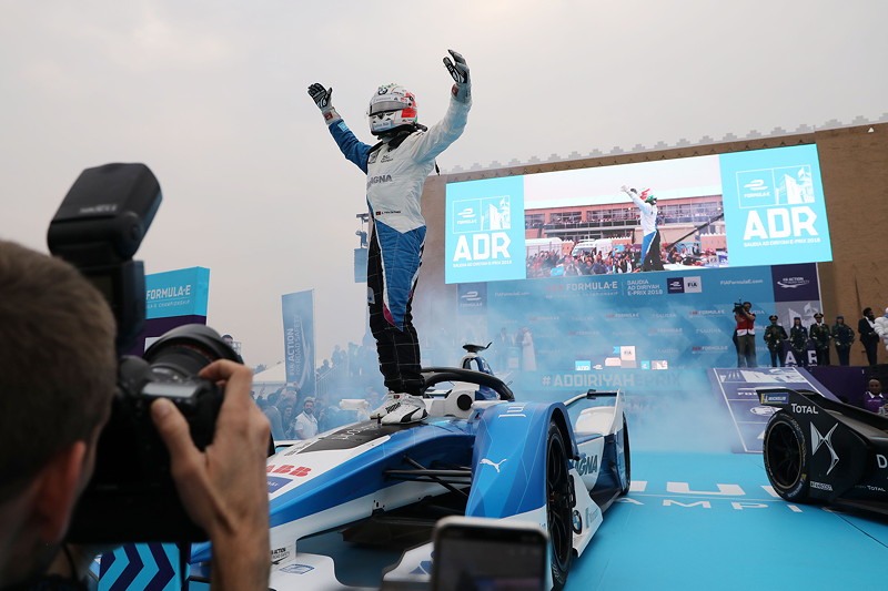 Ad Diriyah (KSA), 15. Dezember 2018. ABB FIA Formula E Championship. Ad Diriyah E-Prix. Sieger Antonio Felix da Costa (PRT).