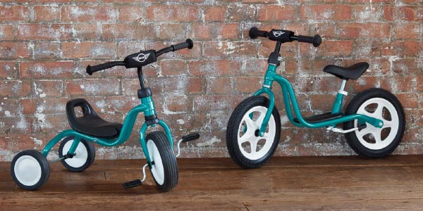 MINI Lifestyle Collection 2016-2018. MINI Tricycle und Balance Bike.