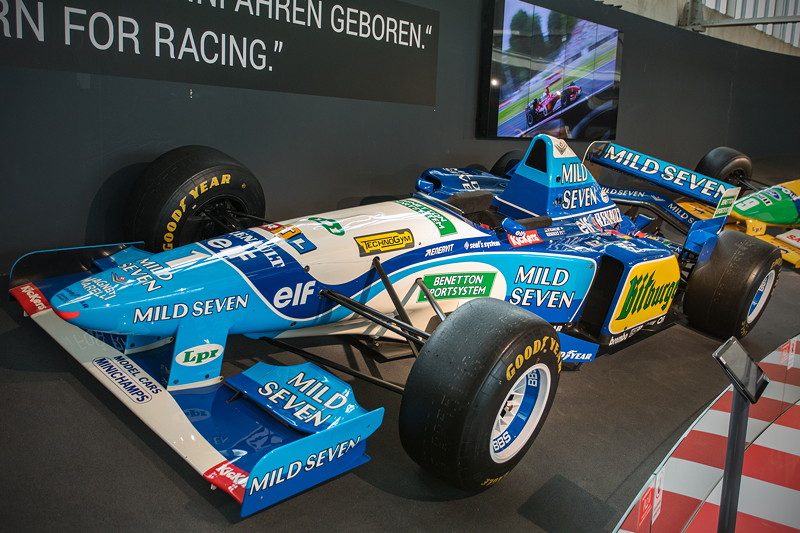 MotorWorld K�ln-Rheinland, Michael Schumacher Private Collection: Benetton B195-04. 1995 gewinnen Schumacher und Benetton den F1 Fahrer- und Konstrukteurstitel.