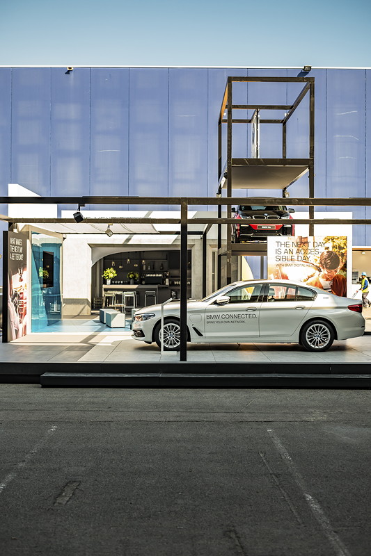 BMW auf dem Mobile World Congress 2018 in Barcelona.