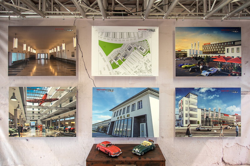Retro Classics Cologne 2018, Stand der MotorWorld Group, Vorstellung des neuen Standorts in Kln