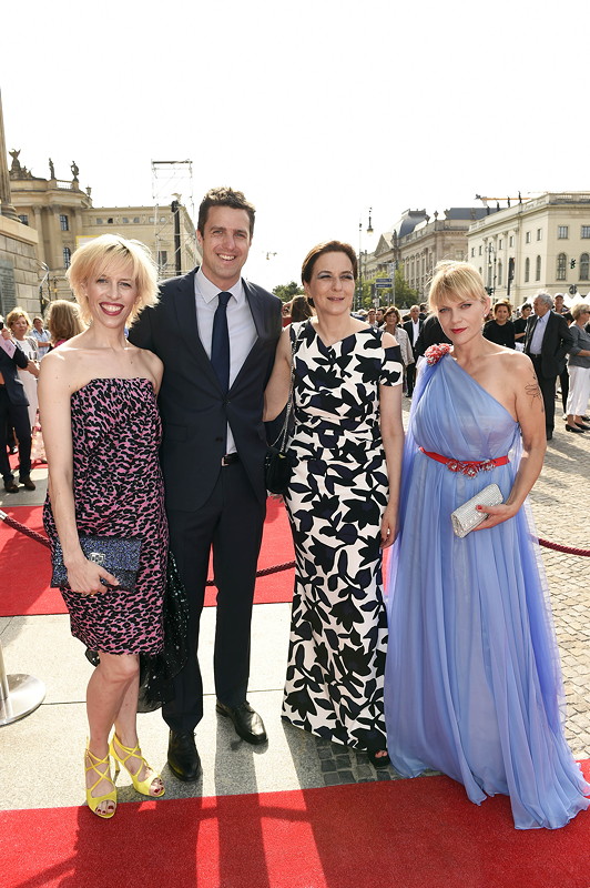 Katja Eichinger, Matthias Schulz, Martina Gedeck, Anna Loos-Liefers beim anschlieendem Dinner im Apollosaal der Staatsoper Unter den Linden.