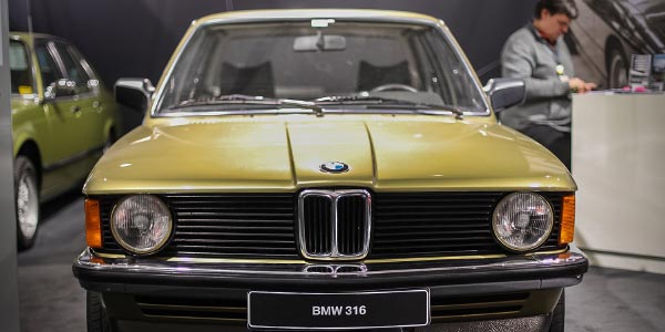 BMW 316 (E21) von Detlev Dorn, ausgestellt durch den BMW 3er Club E21/E30 auf der Techno Classica 2018.