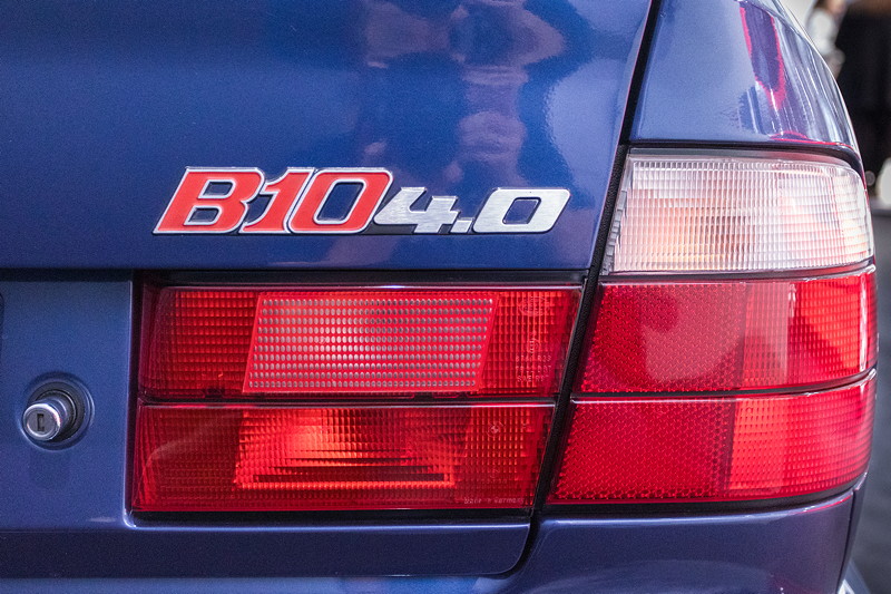 BMW Alpina B10 4,0 (E34), Typ-Bezeichnung auf der Heckklappe