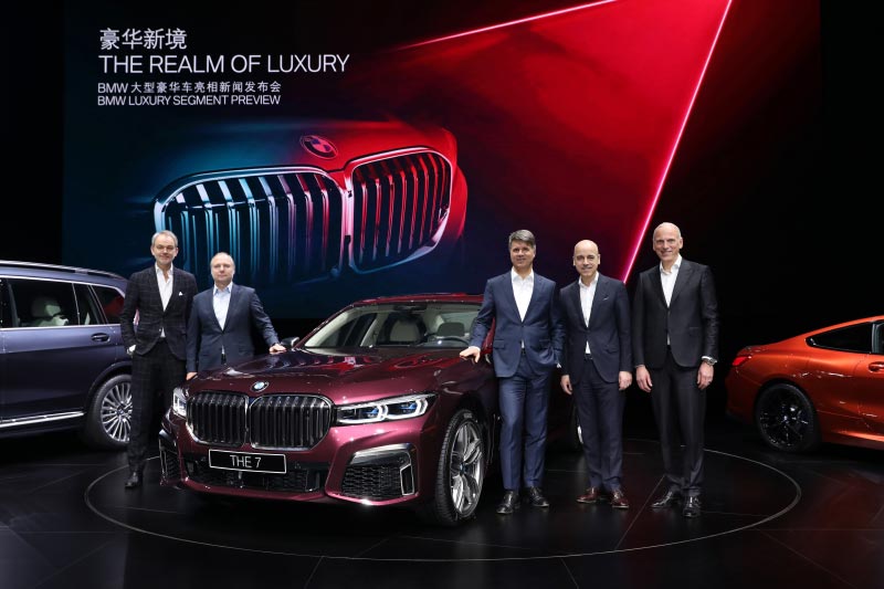 Weltpremiere der neuen BMW 7er Reihe am 16.01.2019 in Shanghai/China