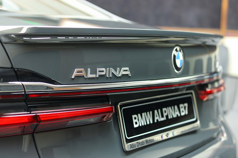 Alpina B7 mit Alpina Typ-Bezeichnung auf der Heckklappe