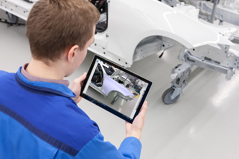 Augmented Reality Lsung zur berprfung der Karosserie und der Einbaulage von Teilen