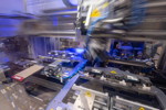 Produktion von Batteriemodulen im BMW Group Kompetenzzentrum E-Antriebsproduktion.
