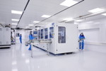 Kompetenzzentrum Batteriezelle: Laserschneiden der Elektrode und Bilden von Elektrodenstapeln