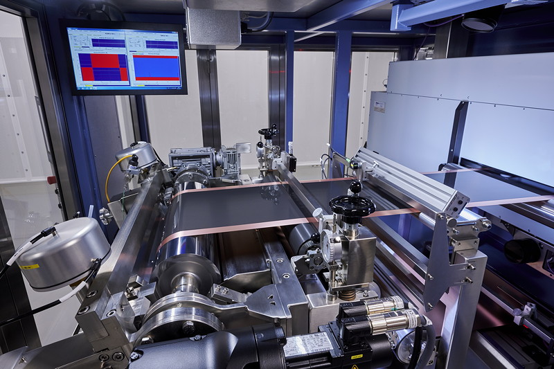 Kompetenzzentrum Batteriezelle: Beschichten und Trocknen der Elektrodenfolie
