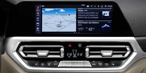 Der neue BMW 3er Touring, Bordbildschirm