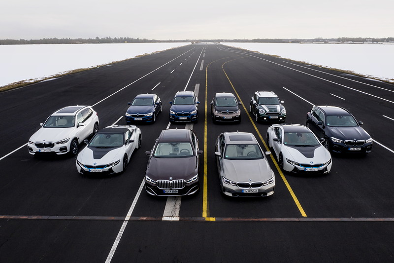 Die elektrifizierten Fahrzeuge der BMW Group