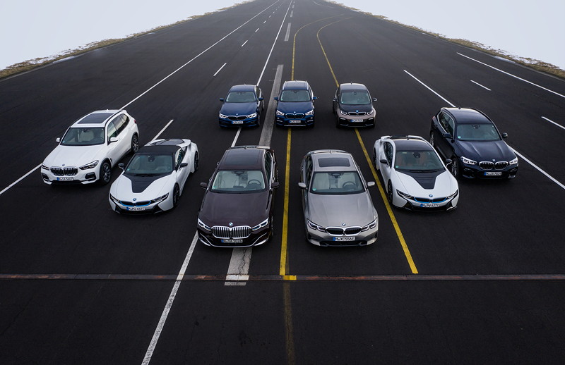 Die elektrifizierten Fahrzeuge der BMW Group
