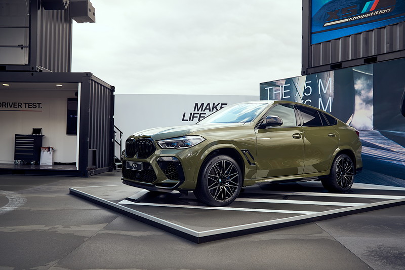 Hockenheim. 5. Oktober 2019. Der neue BMW X6 M Competition.