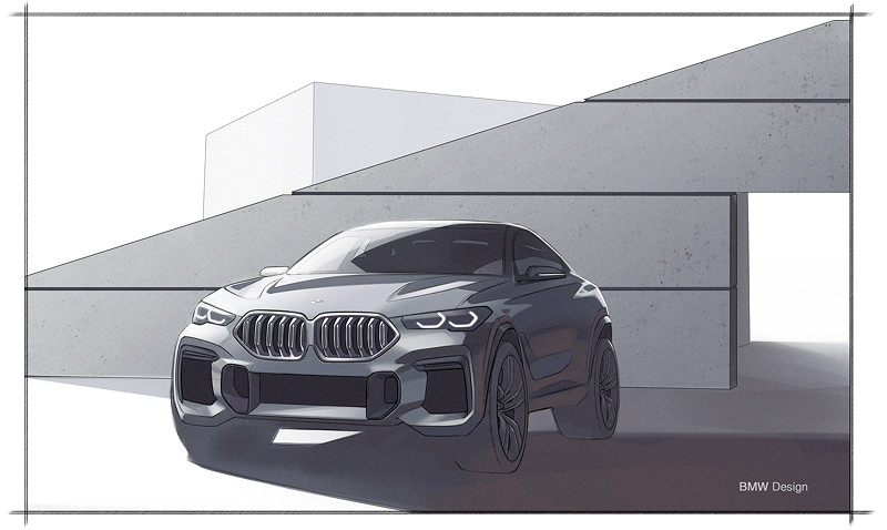 BMW X6 - Designskizze