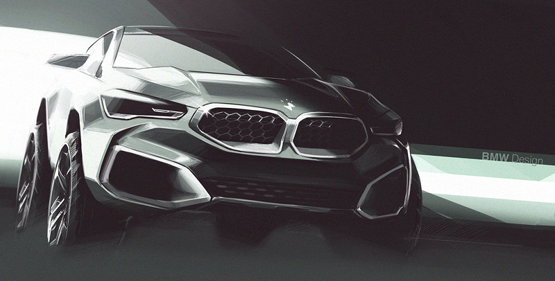BMW X6 - Designskizze