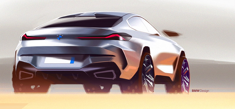 BMW X6 - Designskizze